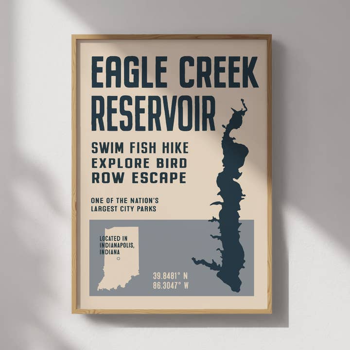 Eagle Creek Travel Poster for wholesale by Recollection Project