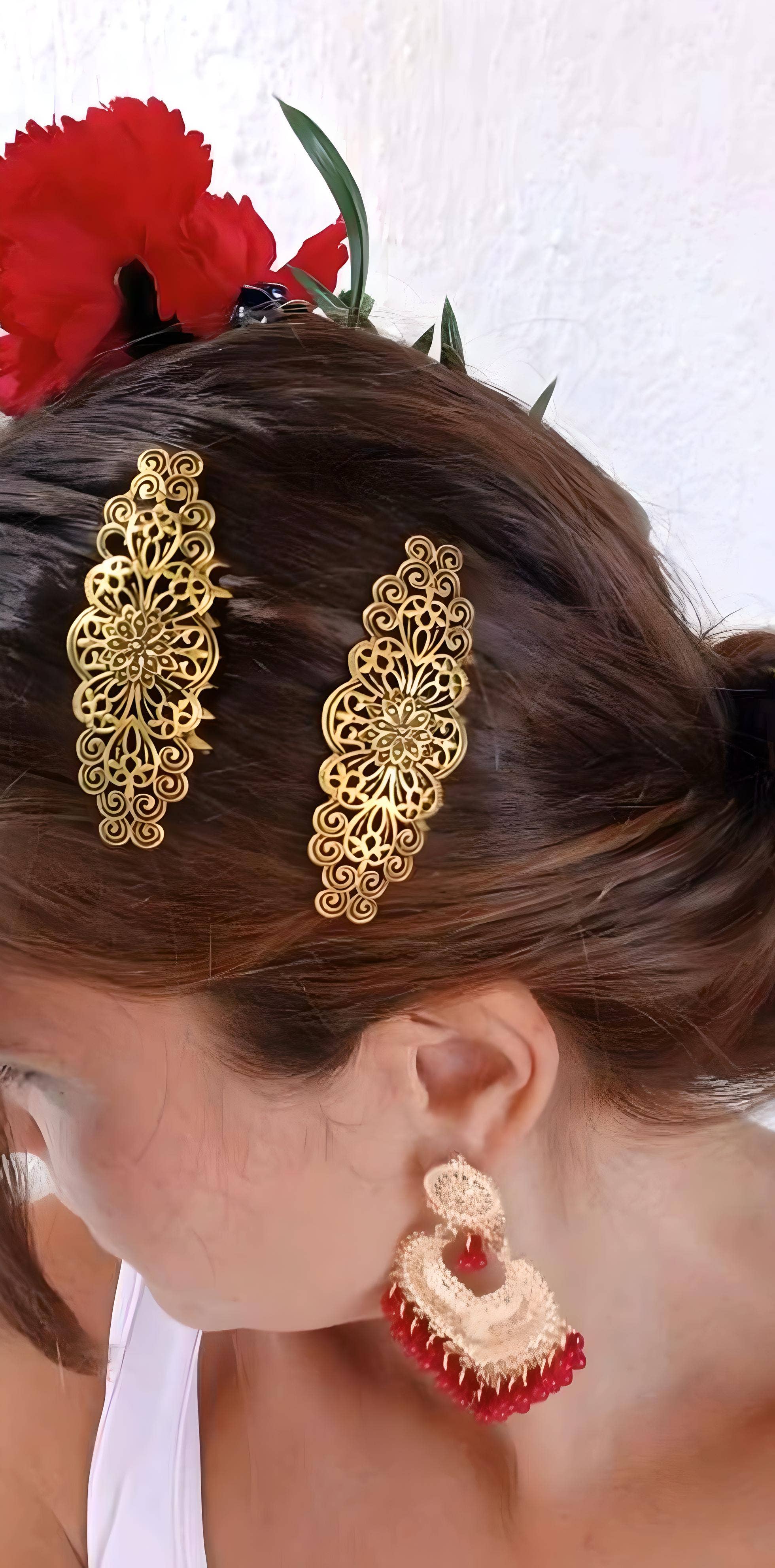 Wild & Free – wholesale Hårnålar – Vacker sevillansk flamencostil kam3