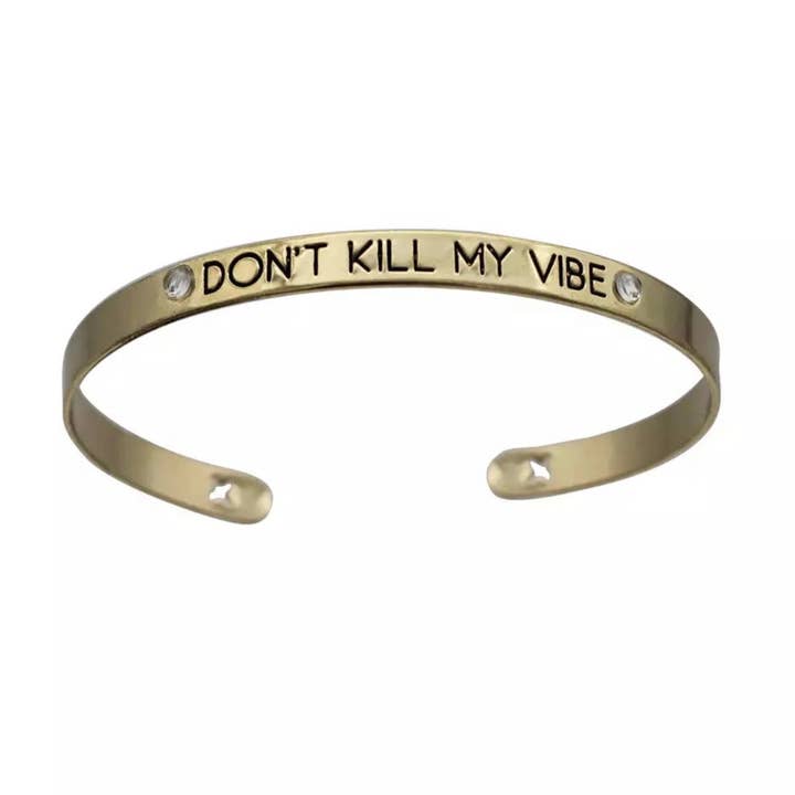 Wear Your Words Mantra Bangle for wholesale by Love & Light Jewels