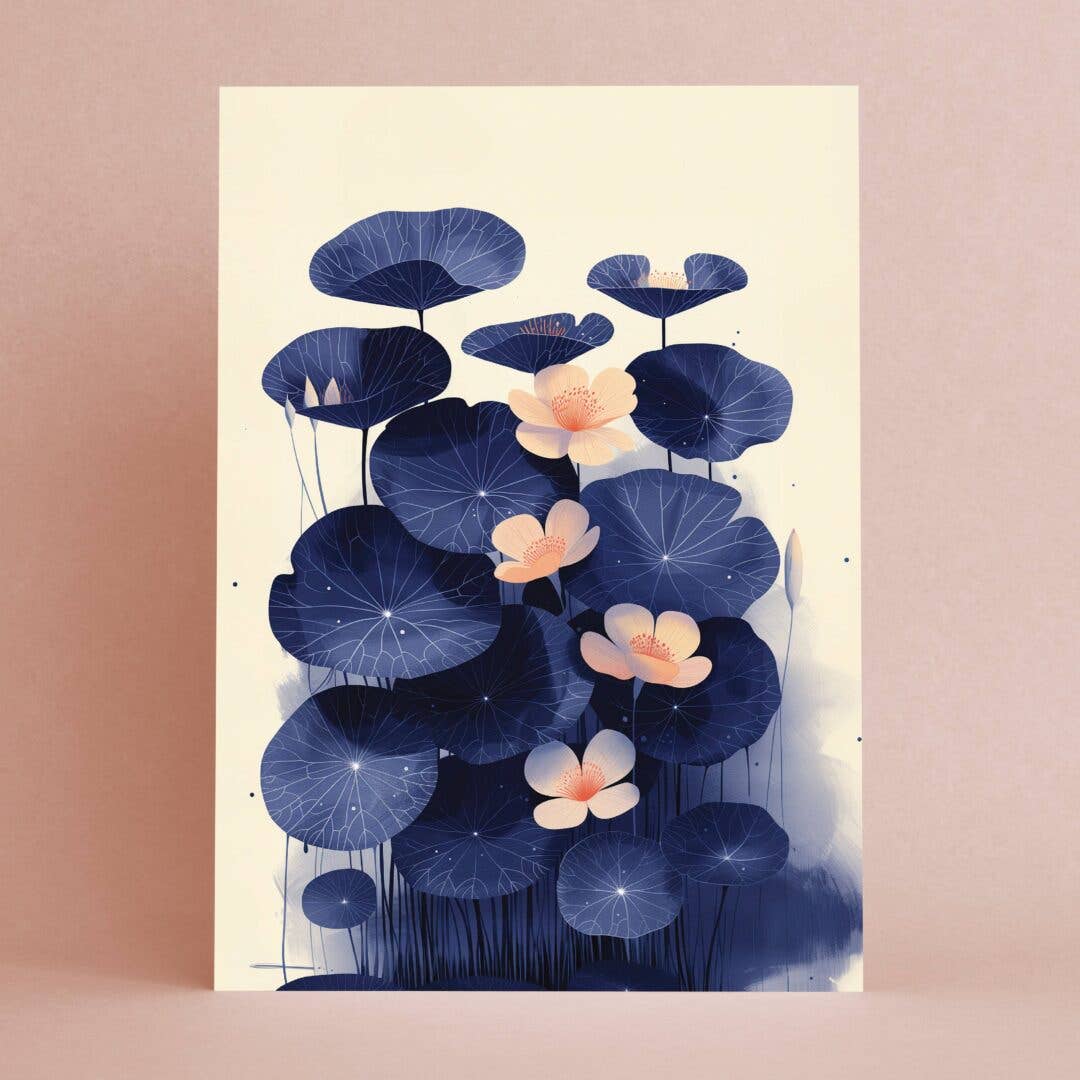 Botanopia - gifts , decor and cards for plant lovers - Vente Carte de vœux classique - Capucines | Carte de vœux quotidienne | Fleur du mois de naissance1