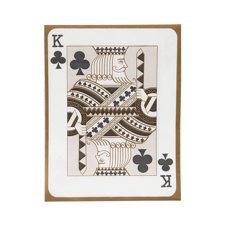 Talking Tables USA - Wholesale Disposable Napkin - Playing Cards Napkins | 20 Pack |