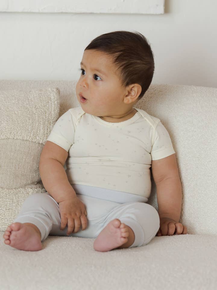 Quincy Mae - Wholesale Pants - Baby - Cotton Baby Pant || Fog1