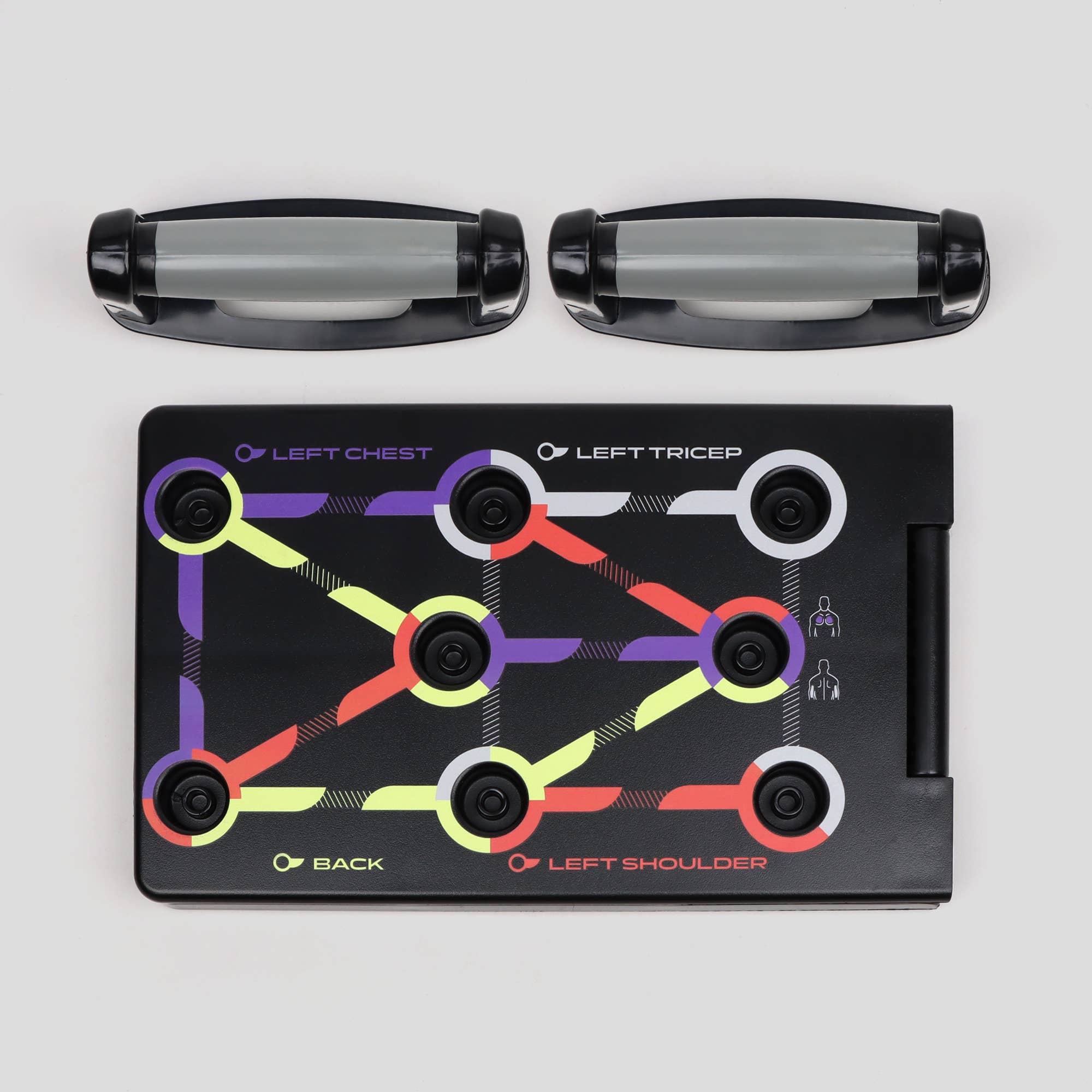 Phoenix Fitness – wholesale Träningsutrustning – PUSH-UP-BRÄDA MED FLERA LÄGEN3