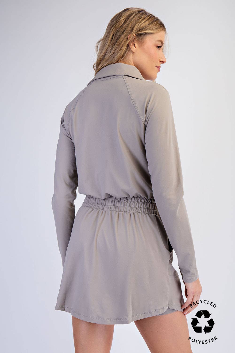 Rae Mode - Wholesale Athletic Skirt - Women's - BUTTER SOFT QUARTER ZIP ROMPERSKIRT22