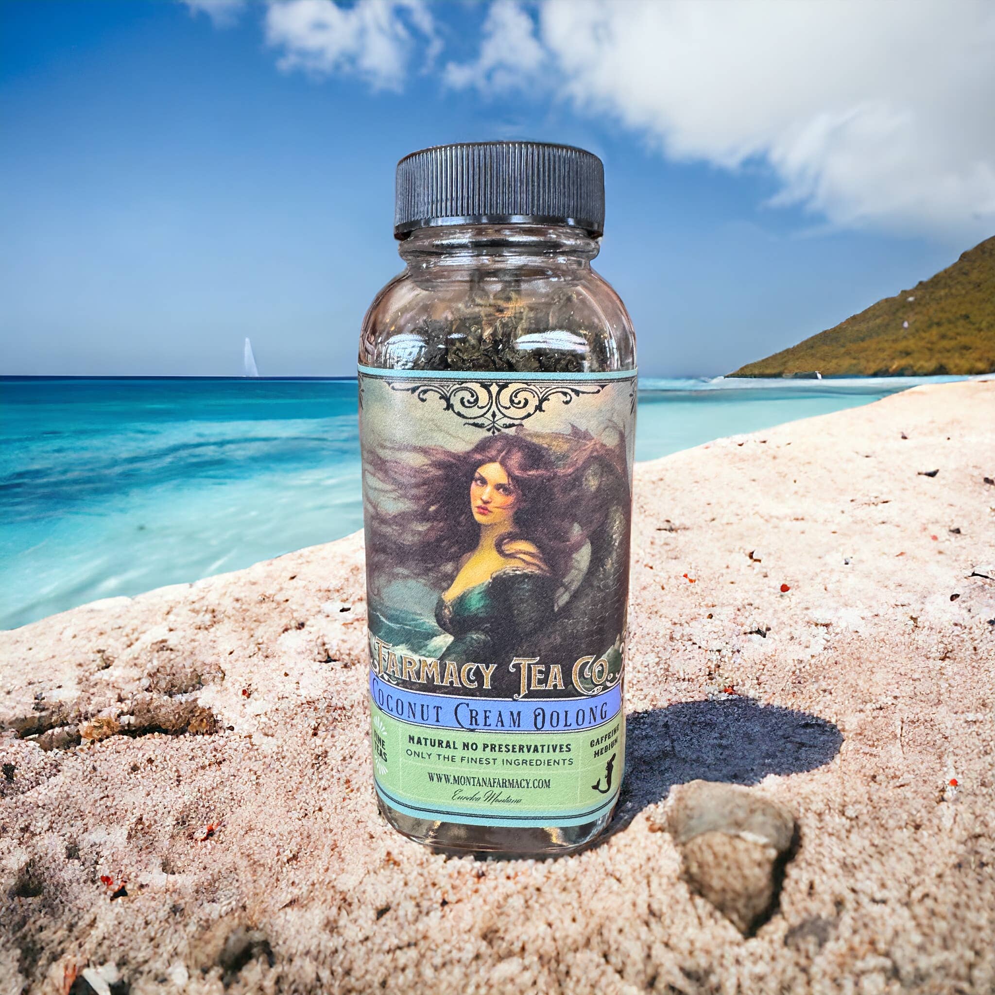 Montana Farmacy - Wholesale Loose Tea - Coconut Cream Oolong Majestic Mermaid Vintage Tea blend10