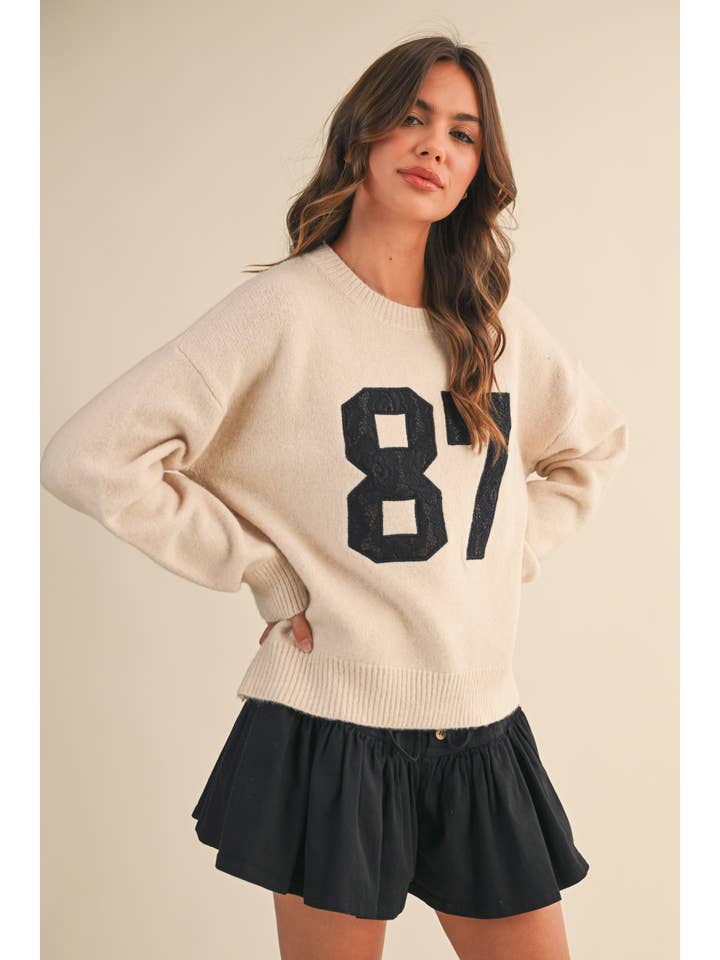 Klesis - Vente Pull en maille – femme - IT4429 87 HAUT EN MAILLE AVEC CONTRASTE DE DENTELLE3