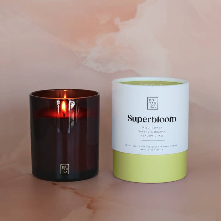 BOTANICA - Wholesale Jar/Filled Candle - Signature: Superbloom Candle | 12oz.0