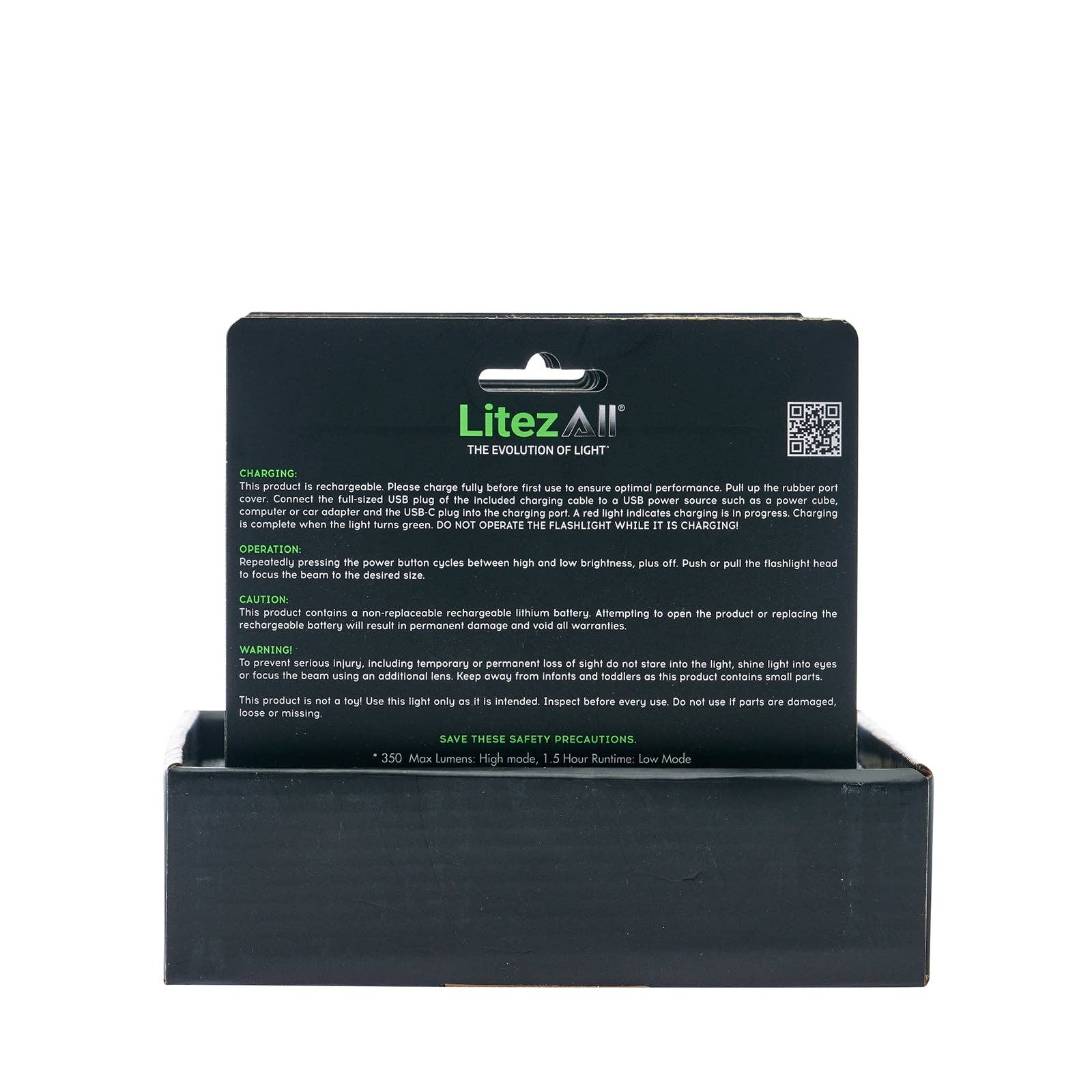 LitezAll - Wholesale Flashlight - LitezAll® Rechargeable EDC Tactical Grade Flashlight 3 Pack16