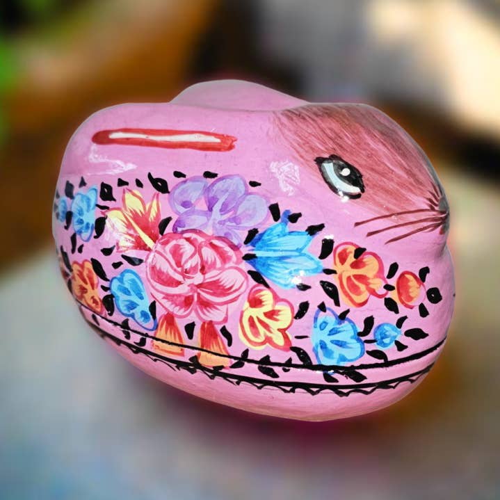 Boîte à bibelots lapin fait main de 5 pouces – Décoration de Pâques et maison pour la vente par Honest love our planet