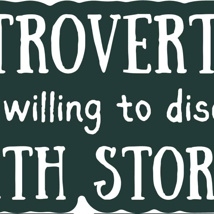 Fika Co. - Wholesale Sticker - Introverted but willing to discuss birth stories sticker 1