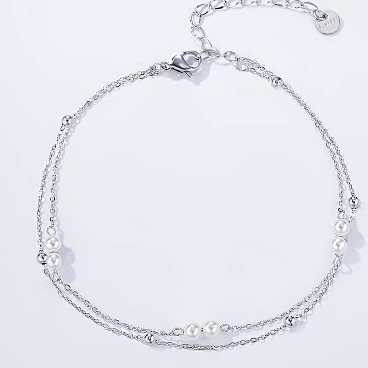 BYREN | ÉLINE L'ATELIER - Wholesale Anklet - Stainless steel foot chain 624AQ111