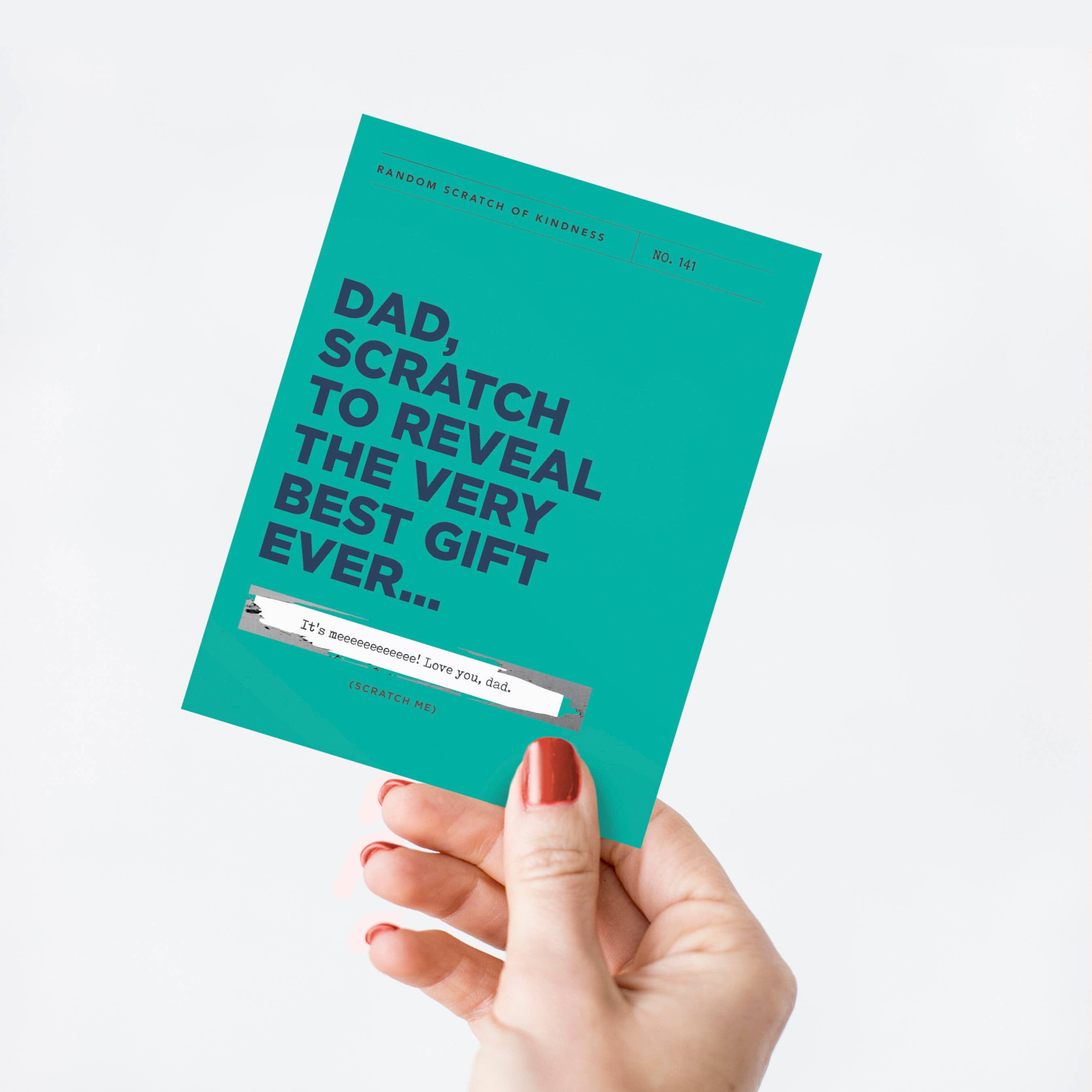 Inklings Paperie - Vendita all'ingrosso Biglietti per la Festa del Papà - Biglietto gratta e vinci, il miglior regalo di sempre: festa del papà/compleanno10