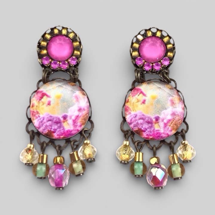 Kristallen oorbellen LOREA voor wholesale door melizijewelry