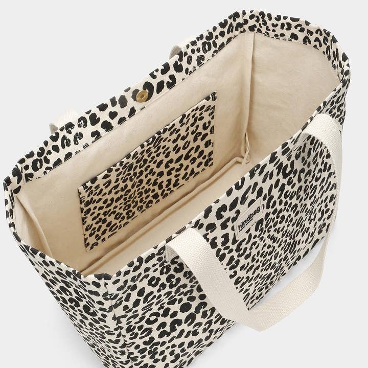 Hindbag - Wholesale Tote Bag - Women's - Claude Leopard Off-white tote bag2