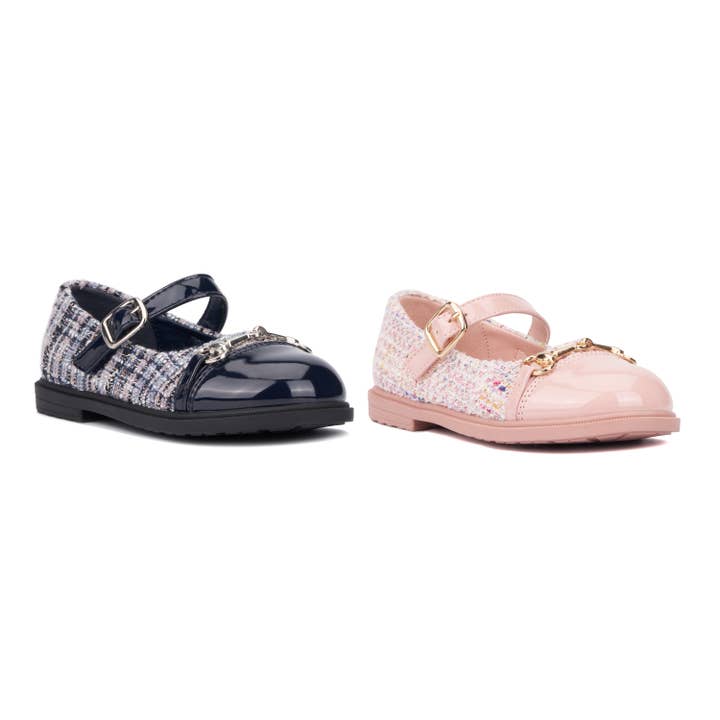 Zapatos planos Olivia Miller Clear Skyz Maryjane para niñas para venta al por mayor de S3 Holding