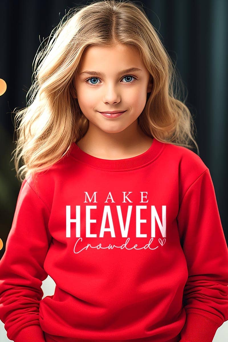 Pink Irene Wholesale - Wholesale Shirt - Women's - Make Heaven Crowded Kids Graphic Sweatshirt6