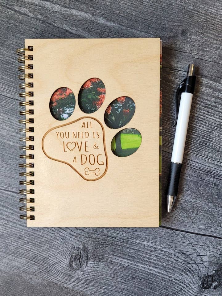 Dog Paw Notebook for wholesale by Jorgie Spark