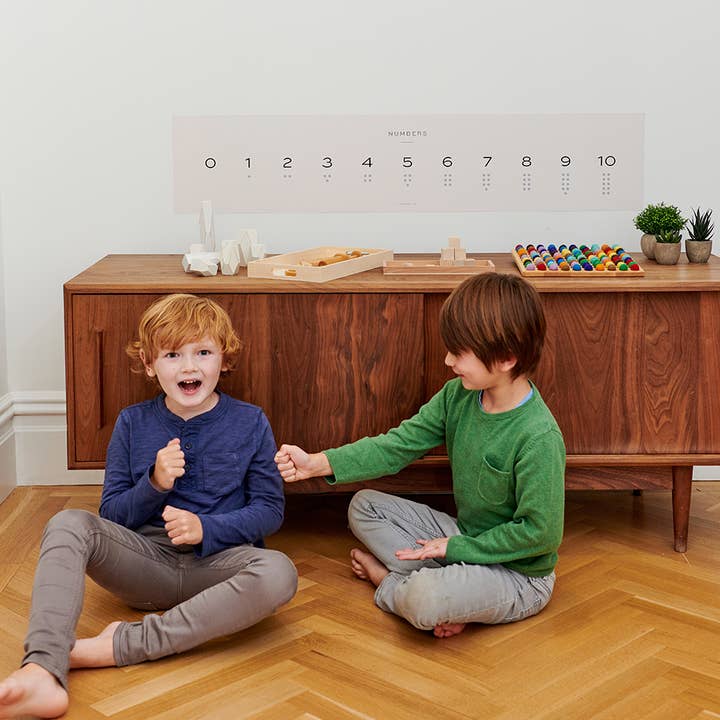 Autocollant chiffres 1 à 10 pour salle de jeux ou zone scolaire, 48 x 10 pour la vente par Home Room Co.