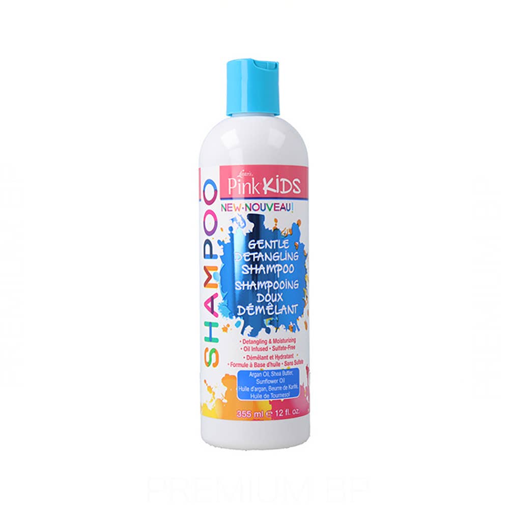 SUBLIME BEAUTY WHOLESALER SL - Wholesale Hair Shampoo - Luster Pink Kids Gentle Detangler Shampoo 12Oz/355 ml