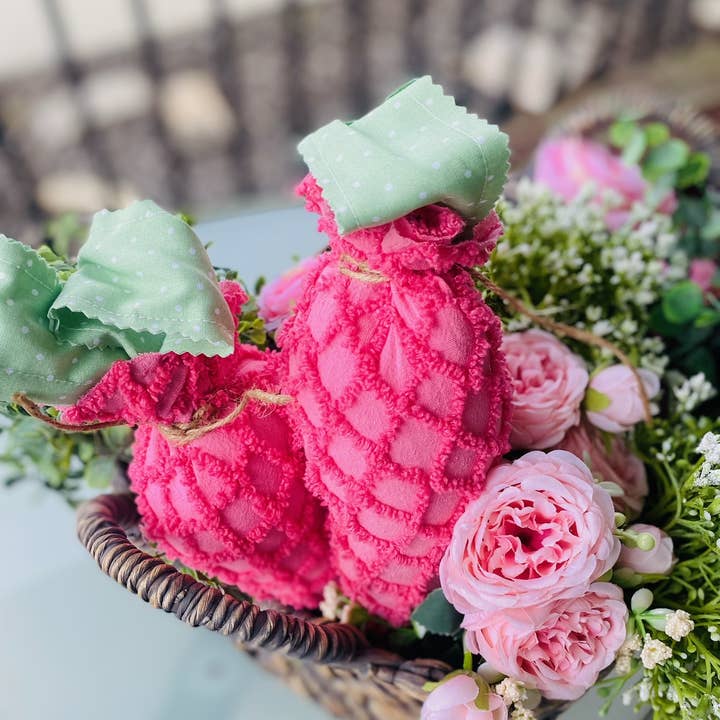 A Gnome on the Roam - Wholesale Ornament - Handmade Large Fabric Carrots - 10 Inch Decorative10