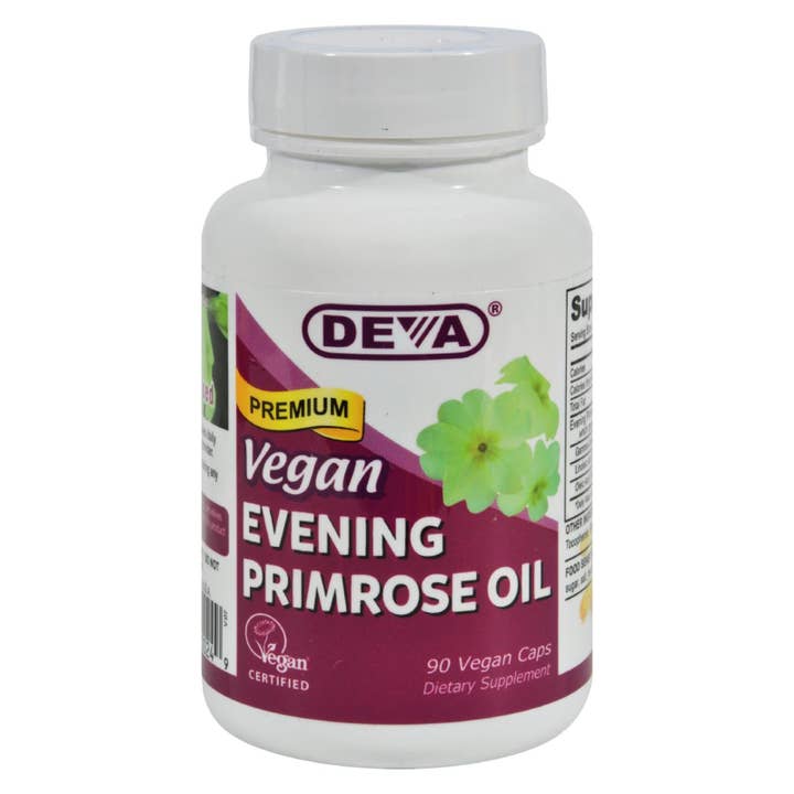 Everyday Supply Co - Wholesale Oral Supplement/Vitamin - Deva Vegan Evening Primrose Oil - 90 Capsules