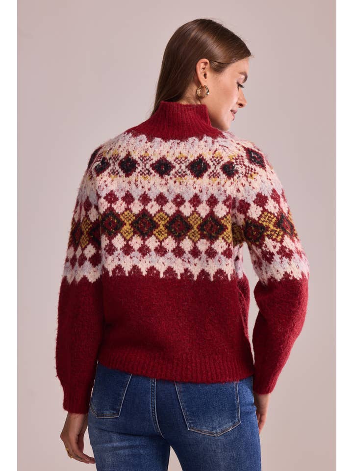 Cherry Paris - Wholesale Knit Sweater - Women's - Pull Yaelle - IH256349