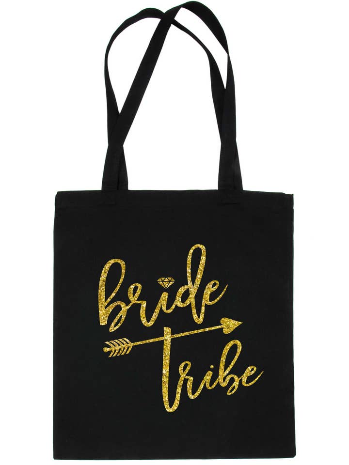 Bride Tribe, sacchetti per bomboniere nuziali, idea regalo per addio al nubilato, divertente borsa per la spesa per la vendita all'ingrosso da parte di Print4U