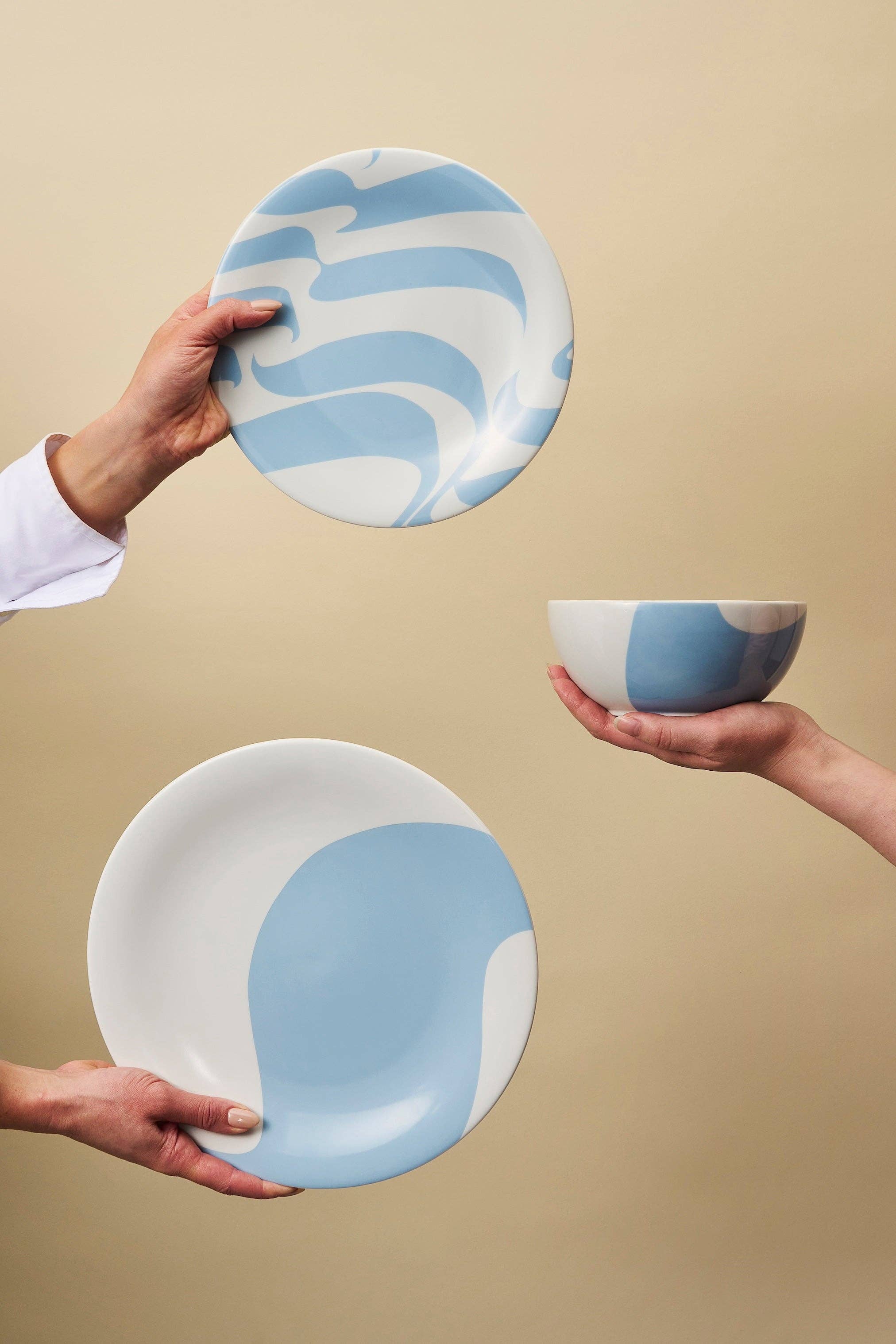 Colorblock Dinner Plates (Set of 4) for wholesale on Faire1