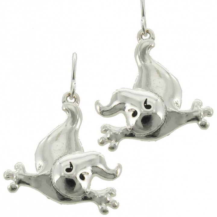 FR3262 Halloween Ghost Metal Dangle Earrings for wholesale by 0011 PREMIERE