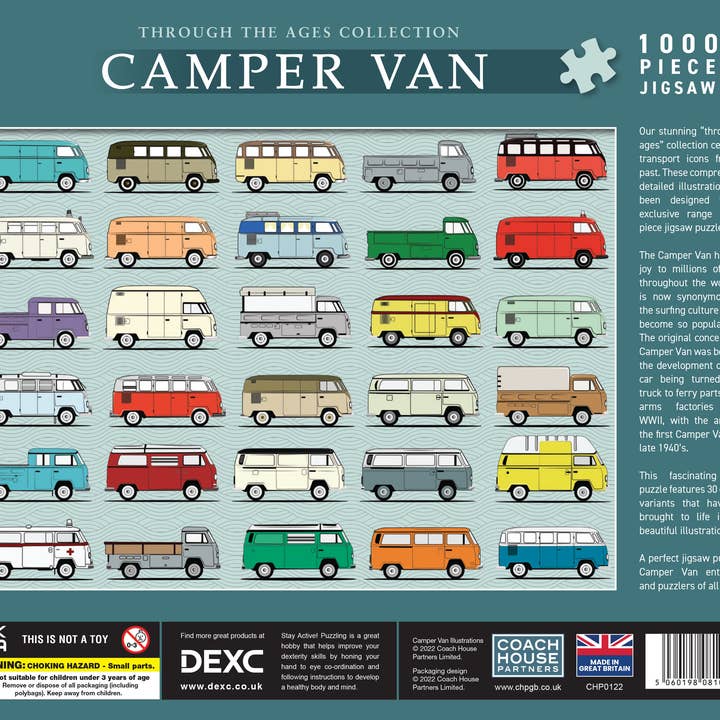 Coach House Partners – wholesale Puzzle – Adult – Camper Van 1000 Piece Jigsaw Puzzle1