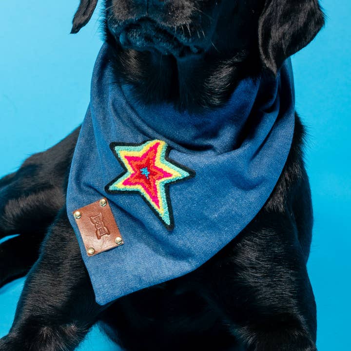 Pañuelo Bandana Star Dog para venta al por mayor de The Distinguished Dog Company Ltd