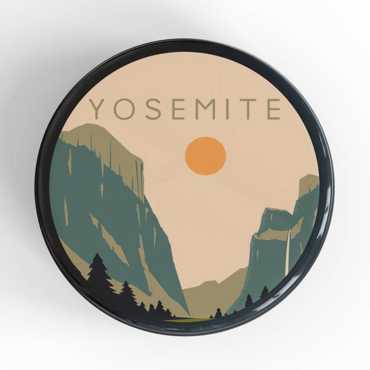 Yosemite National Park Button Pin (Sun) for wholesale by Albion Mercantile Co.