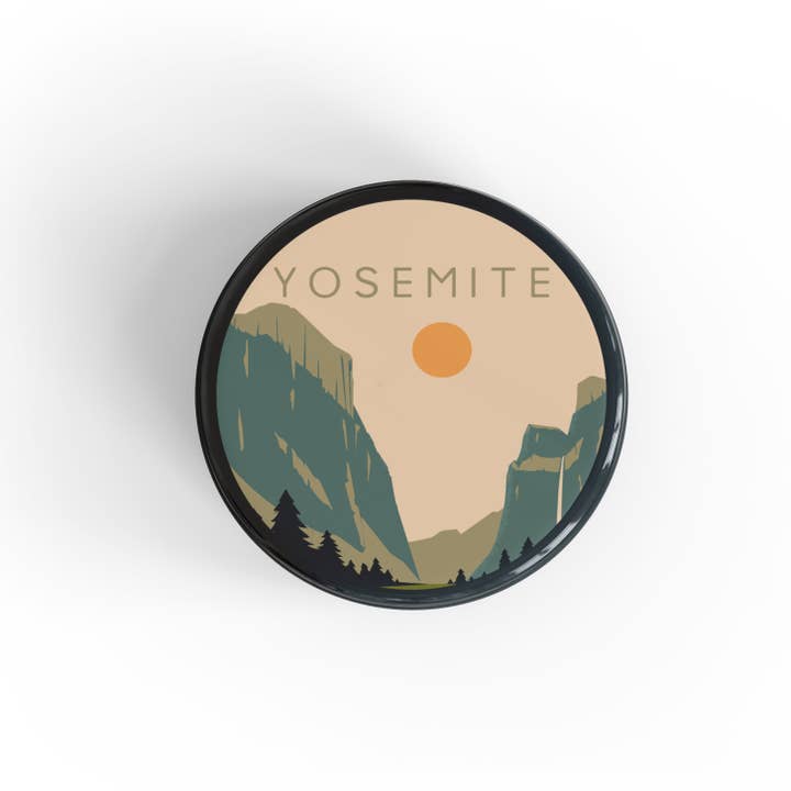 Albion Mercantile Co. - Wholesale Lapel Pin/Button - Yosemite National Park Button Pin (Sun)