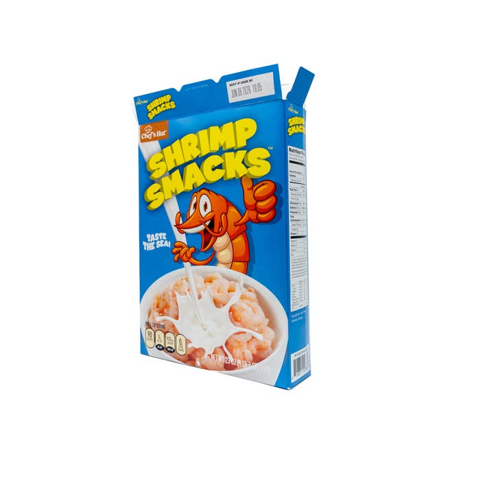 Prank-O - Wholesale Gag Gift/Novelty Gift - Shrimp Smacks Prank Cereal Gift Box