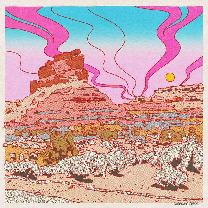 Caroline Clark - Wholesale Puzzle - Adult - Desert Mountain Puzzle by Caroline Clark1