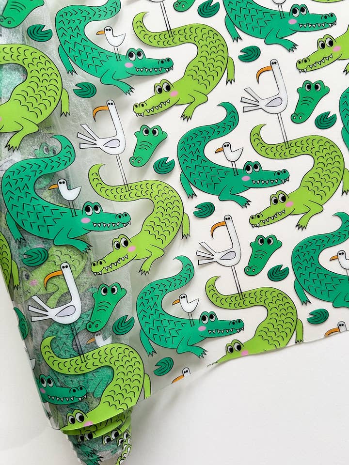 Chomp Chomp Clear TPU Vinyl for wholesale by Sassafras Lane Designs