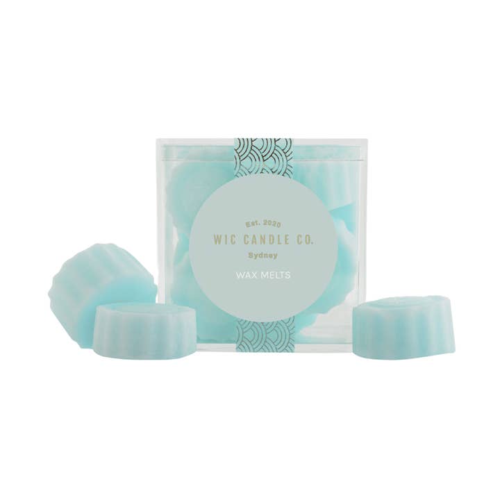 Blue Soy Wax Melts for wholesale by Wic Candle Co