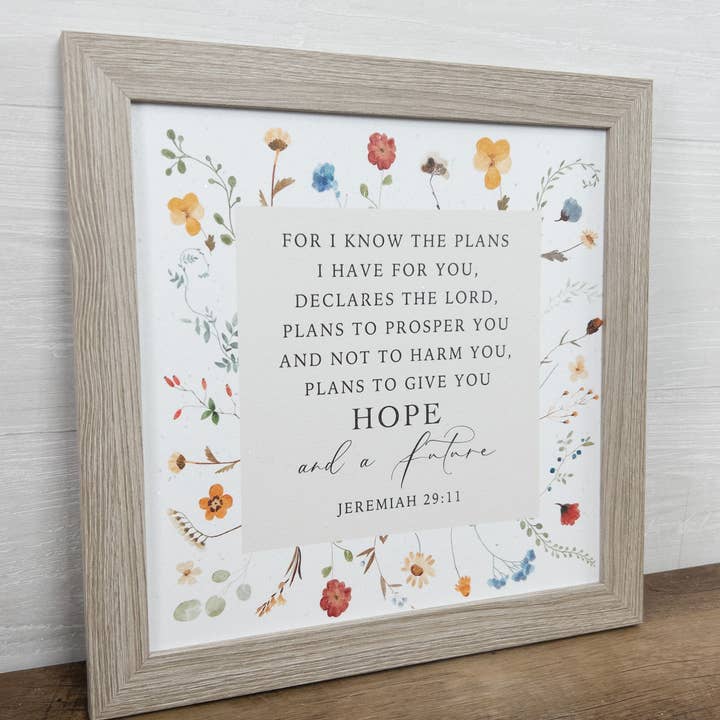 For I Know The Plans I Have For You Says The Lord Biblical for wholesale by Summer Snow Art