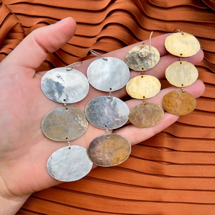 Fluff Hardware - Wholesale Dangle Earrings - Handmade Ovoid Earrings2