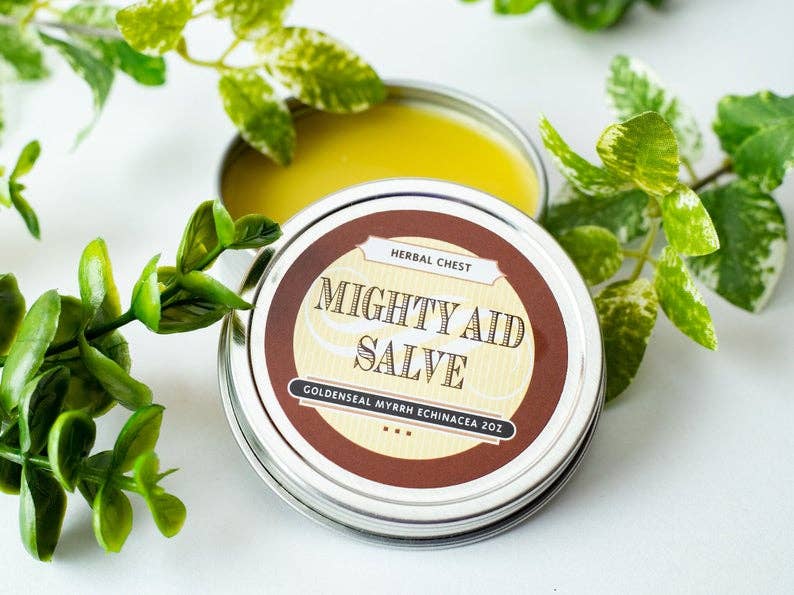 Herbal Chest - Wholesale Healing Salve/Balm/Cream - Mighty Aid Salve Natural First Aid Ointment4