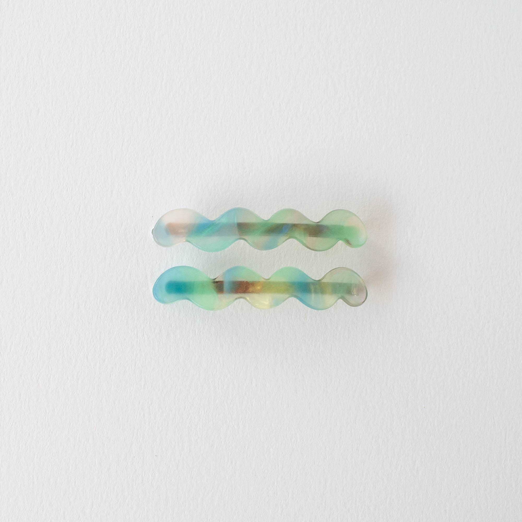 Tiepology - Wholesale Hair Pin - Eco Cloud Wave Slide Hair Pin Set6
