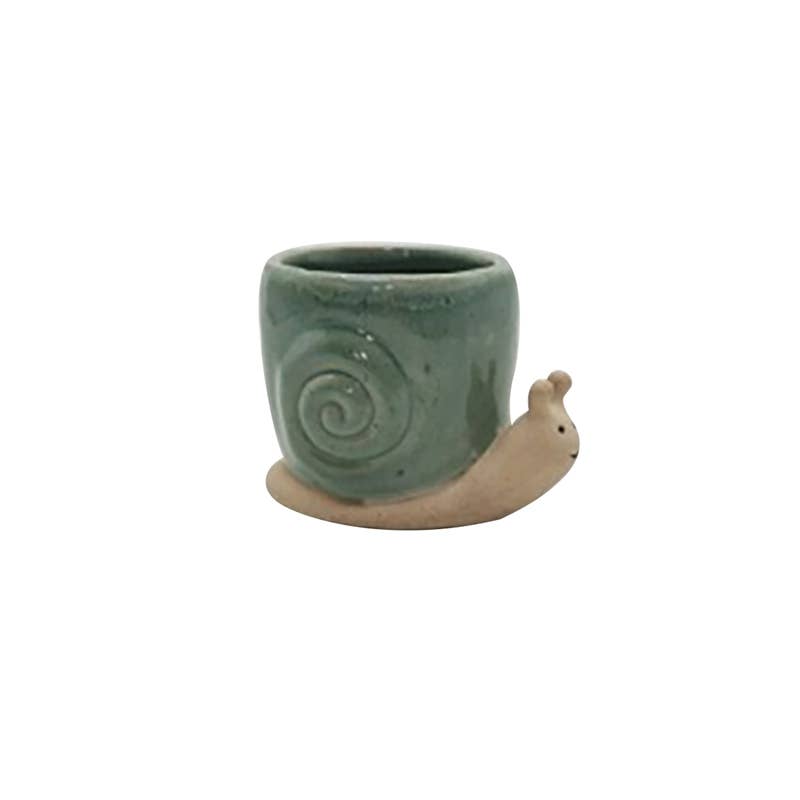 Heaven Sends – wholesale Plant pot – SNAIL PLANT POT