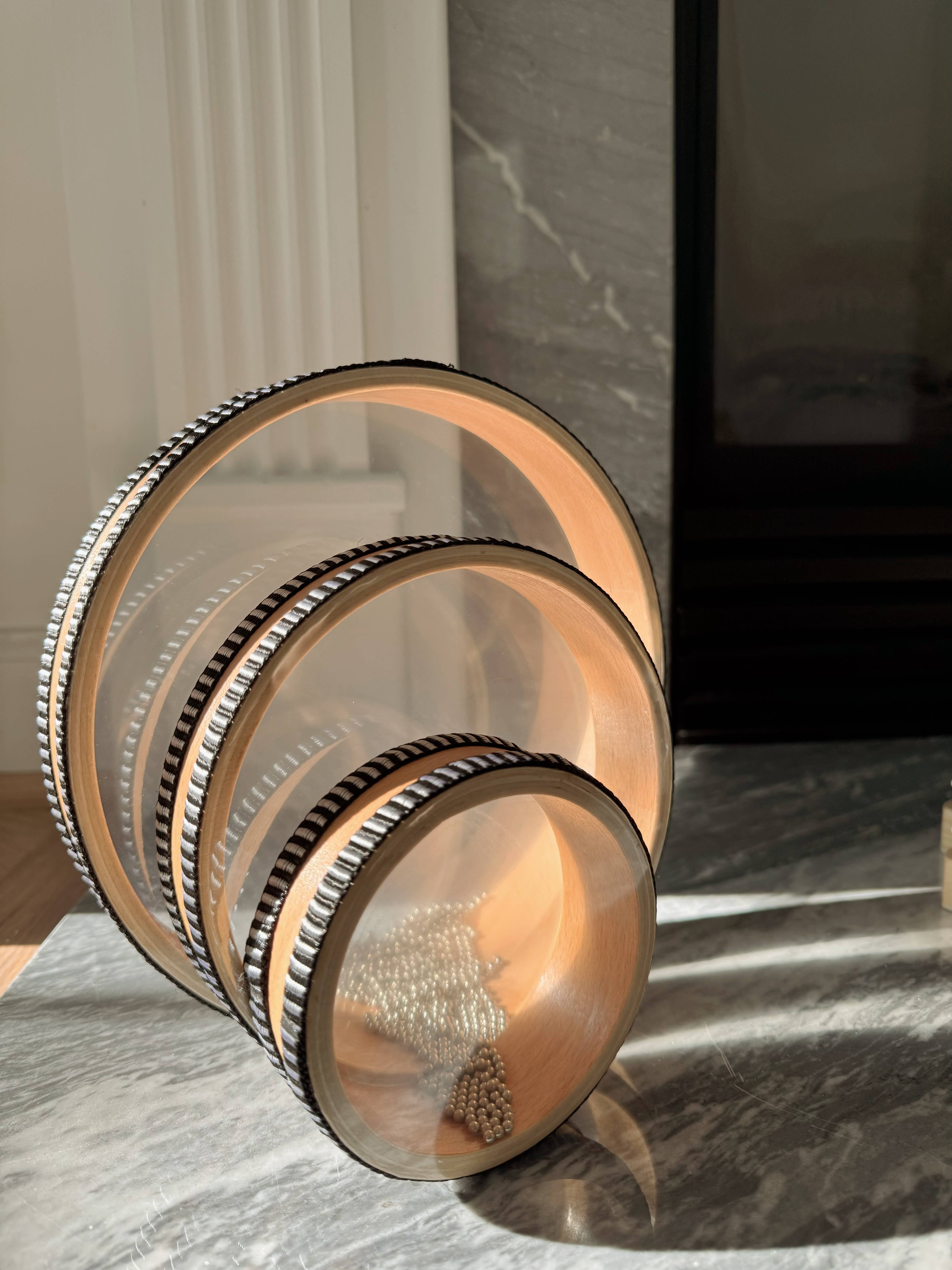 All Wooden Elements - Wholesale Toy Drum Kit - Kids - Beech Wooden Ocean drum instrument Kids Musical Toy 1