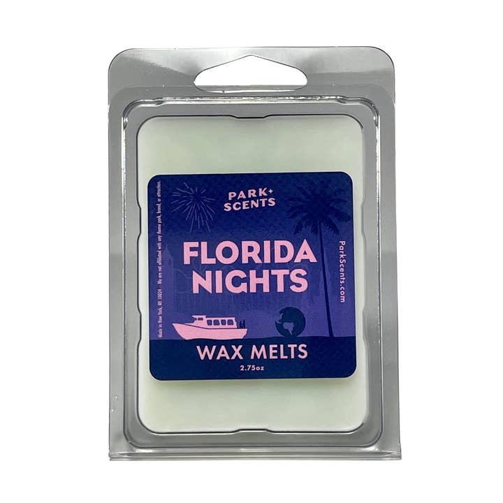 Florida Nights Wax Melts for wholesale by park scents