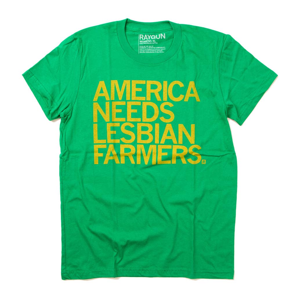 RAYGUN – T-shirt estampada - Unissexo por atacado – Agricultoras Lésbicas2