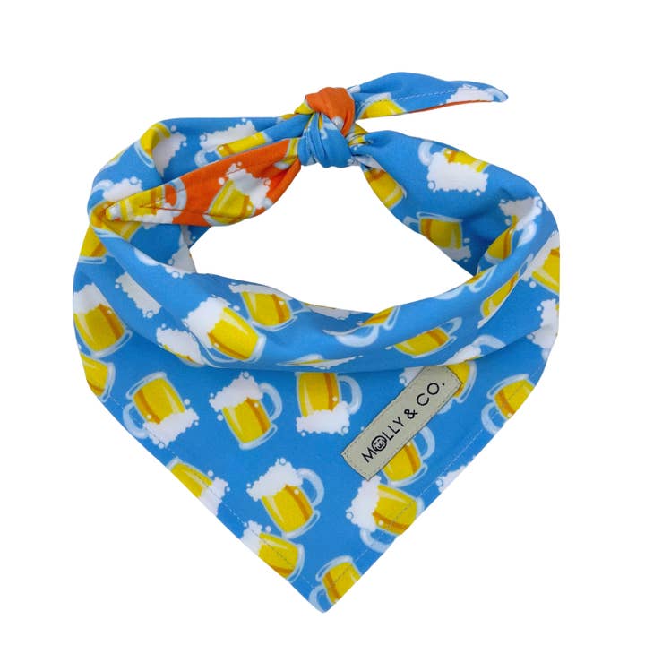 Birre - Bandana per Cani Reversibile per la vendita all'ingrosso da parte di Molly & Co.