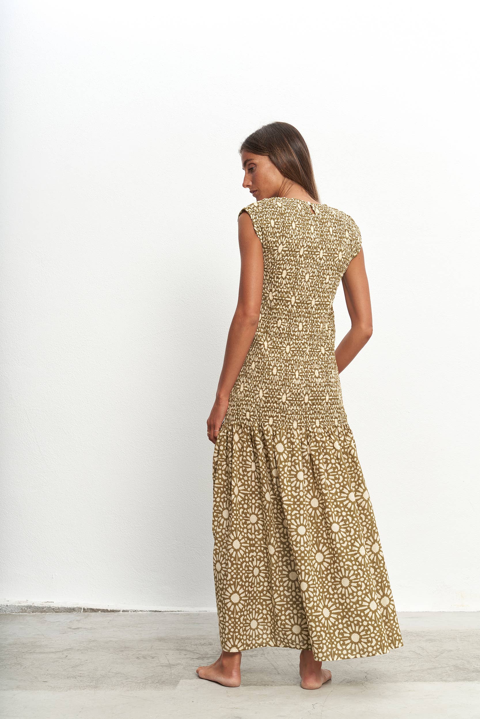 PAR&ESCALA - Wholesale Dress - Women's - EMMA GREEN DRESS1