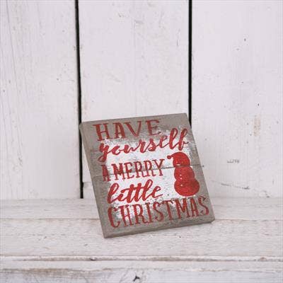 Have Yourself A Merry Little Christmas Sign for wholesale by Satchville