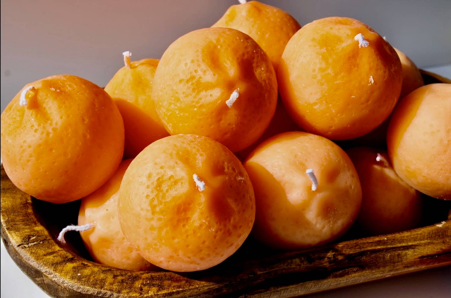 Val Viola Candles - Wholesale Novelty Candle - Orange  Pillar Candle5