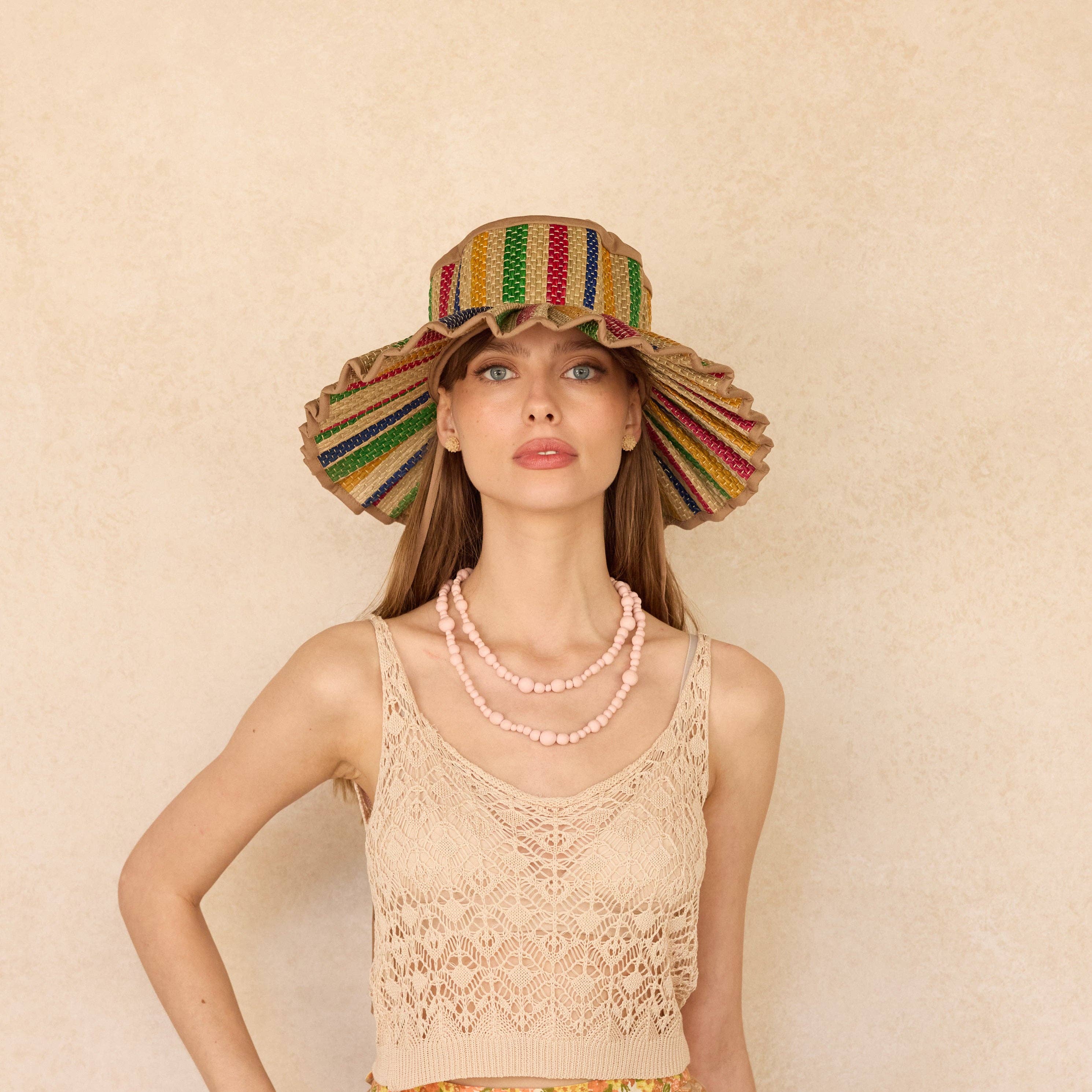 Crayons | Tan | Luxe Capri Hat for wholesale on Faire4